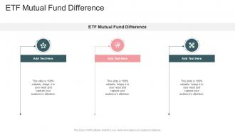 ETF Mutual Fund Difference In Powerpoint And Google Slides Cpb