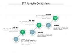 Etf portfolio comparison ppt powerpoint presentation layouts format cpb