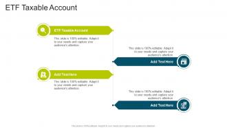 Etf Taxable Account In Powerpoint And Google Slides Cpb