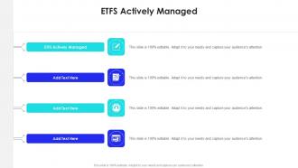 ETFS Actively Managed In Powerpoint And Google Slides Cpb