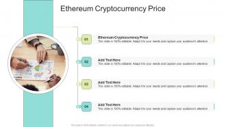 Ethereum Cryptocurrency Price In Powerpoint And Google Slides Cpb