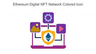 Ethereum Digital NFT Network Colored Icon In Powerpoint Pptx Png And Editable Eps Format