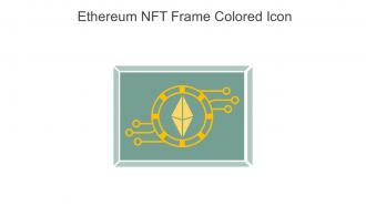 Ethereum NFT Frame Colored Icon In Powerpoint Pptx Png And Editable Eps Format