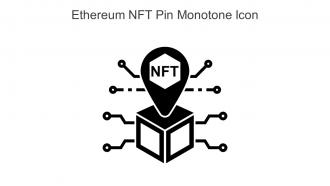 Ethereum NFT Pin Monotone Icon In Powerpoint Pptx Png And Editable Eps Format