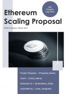 Ethereum Scaling Proposal Report Sample Example Document
