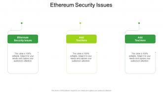Ethereum Security Issues In Powerpoint And Google Slides Cpb