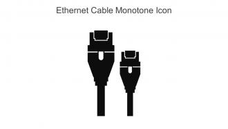 Ethernet Cable Monotone Icon In Powerpoint Pptx Png And Editable Eps Format