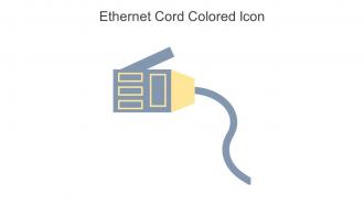 Ethernet Cord Colored Icon In Powerpoint Pptx Png And Editable Eps Format