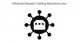 Ethernet Network Cabling Monotone Icon In Powerpoint Pptx Png And Editable Eps Format
