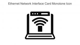 Ethernet Network Interface Card Monotone Icon In Powerpoint Pptx Png And Editable Eps Format