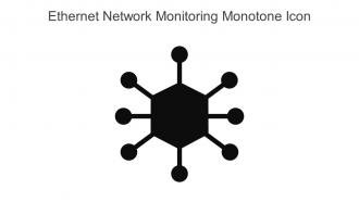 Ethernet Network Monitoring Monotone Icon In Powerpoint Pptx Png And Editable Eps Format
