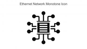 Ethernet Network Monotone Icon In Powerpoint Pptx Png And Editable Eps Format