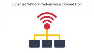 Ethernet Network Performance Colored Icon In Powerpoint Pptx Png And Editable Eps Format