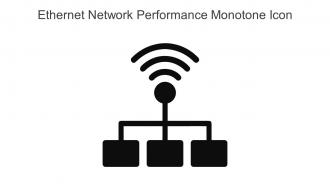 Ethernet Network Performance Monotone Icon In Powerpoint Pptx Png And Editable Eps Format