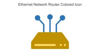 Ethernet Network Router Colored Icon In Powerpoint Pptx Png And Editable Eps Format