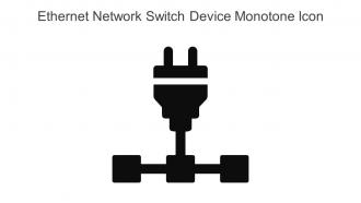 Ethernet Network Switch Device Monotone Icon In Powerpoint Pptx Png And Editable Eps Format