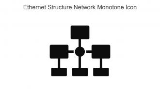 Ethernet Structure Network Monotone Icon In Powerpoint Pptx Png And Editable Eps Format
