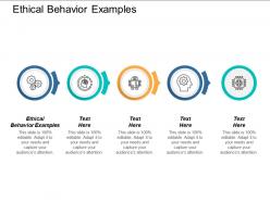 Ethical behavior examples ppt powerpoint presentation portfolio influencers cpb