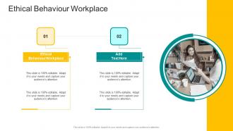 Ethical Behaviour Workplace In Powerpoint And Google Slides Cpb