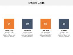 Ethical code ppt powerpoint presentation portfolio designs cpb