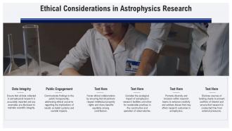 Ethical Considerations In Astrophysics Research Dark Matter PPT Template ST AI SS
