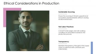 Ethical Considerations In Production Amyrin PPT Template ST AI SS