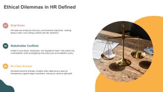 Ethical Dilemmas In Human Resource Management PPT Presentation VA Editable Professional