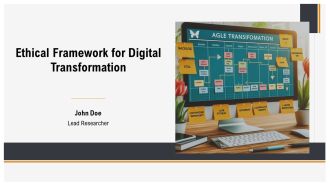 Ethical Framework For Digital Transformation PPT PowerPoint AT