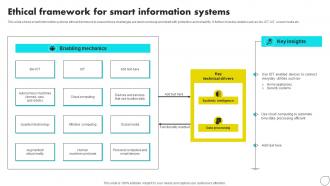 Ethical Framework For Smart Information Systems