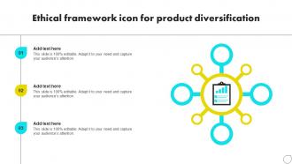 Ethical Framework Icon For Product Diversification
