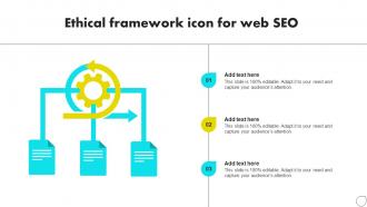 Ethical Framework Icon For Web Seo