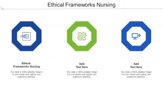 Ethical Frameworks Nursing Ppt Powerpoint Presentation Ideas Microsoft Cpb