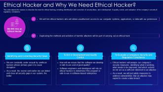 Ethical hacker and why we need ethical hacker hacking it