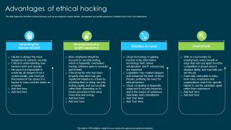 Ethical Hacking And Network Security Advantages Of Ethical Hacking