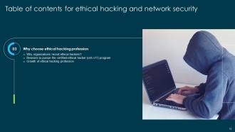 Ethical Hacking And Network Security Powerpoint Presentation Slides Idea Customizable