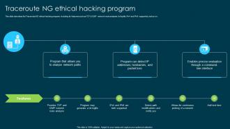 Ethical Hacking And Network Security Traceroute Ng Ethical Hacking Program