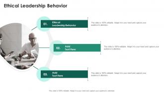 Ethical Headship Behavior In Powerpoint And Google Slides Cpb