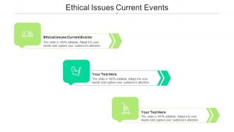 Ethical Issues Current Events Ppt Powerpoint Presentation Portfolio Cpb