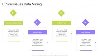 Ethical Issues Data Mining In Powerpoint And Google Slides Cpb
