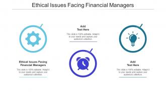 Ethical Issues Facing Financial Managers Ppt Powerpoint Presentation Mockup Cpb