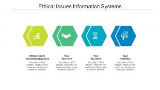 Ethical issues information systems ppt powerpoint presentation summary show cpb