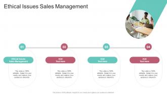 Ethical Issues Sales Management In Powerpoint And Google Slides Cpb