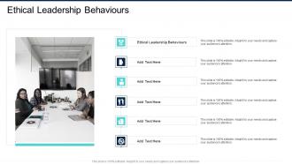 Ethical Leadership Behaviours In Powerpoint And Google Slides Cpb