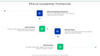 Ethical Leadership Framework In Powerpoint And Google Slides Cpb