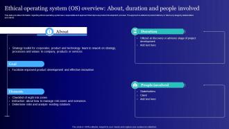 Ethical Operating System Overview About Usage Of Technology Ethically