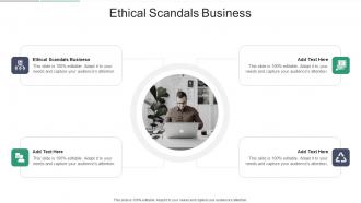 Ethical Scandals Business In Powerpoint And Google Slides Cpb