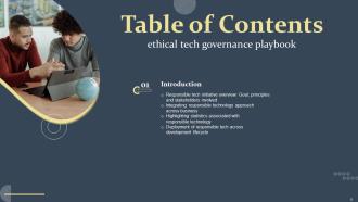 Ethical Tech Governance Playbook Powerpoint Presentation Slides Engaging