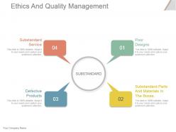 Ethics And Quality Management Powerpoint Slide Design Ideas