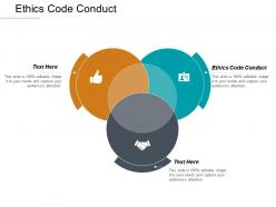 Ethics code conduct ppt powerpoint presentation model ideas cpb
