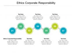 Ethics corporate responsibility ppt powerpoint presentation ideas graphics design cpb